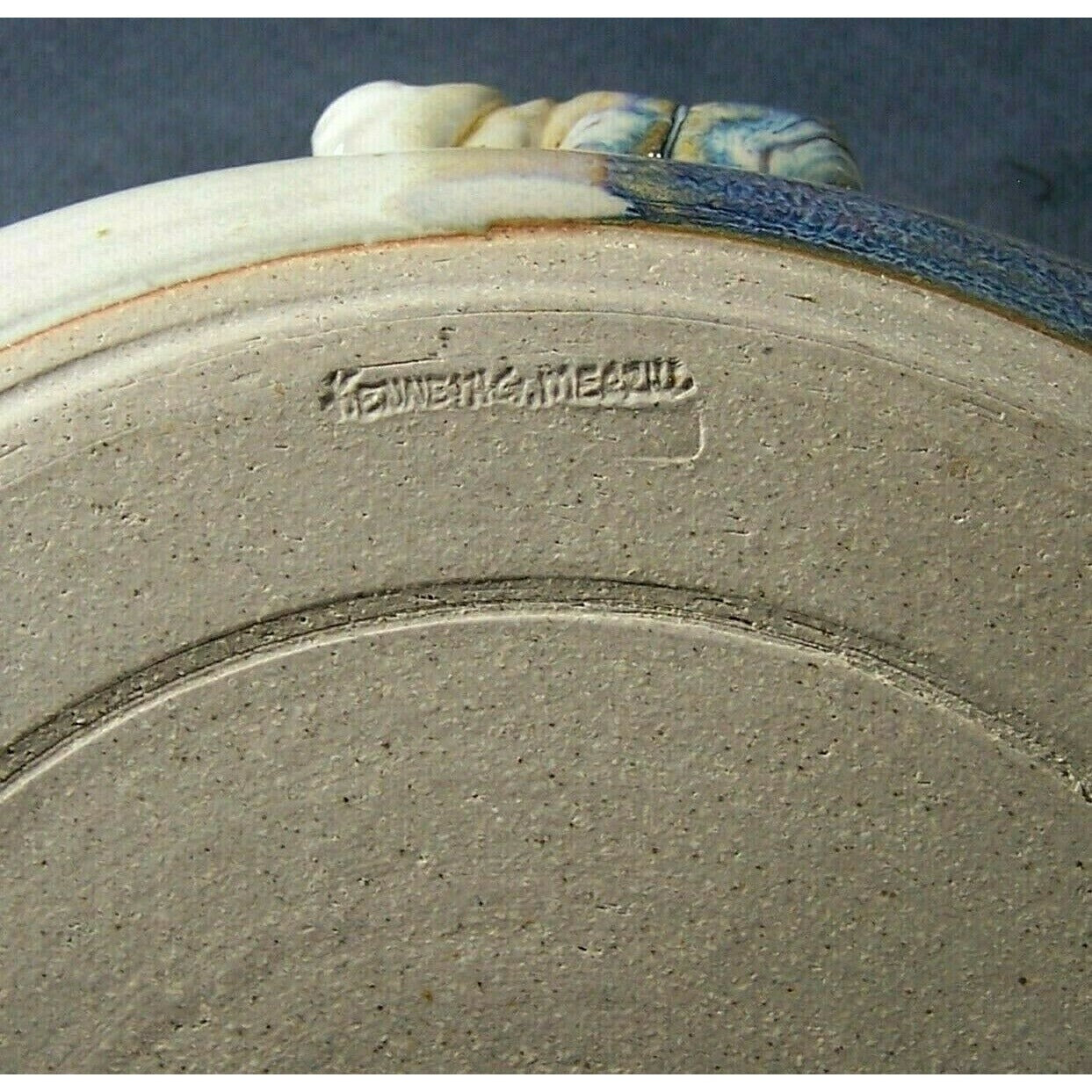 Art Pottery Glazed Serving Bowl Kenneth Merrill Canyon Creek Pottery Sisters, OR