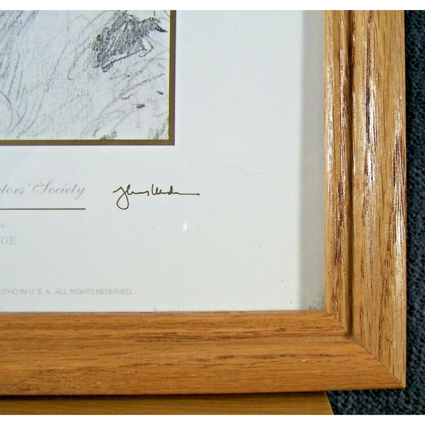Thomas Kinkade Artist Sketch Series Sweetheart Cottage Print Number 94/4950